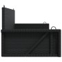 Banco columpio de ratán sintético negro 119x56x48 cm de vidaXL, Bancos de jardín - Ref: Foro24-365625, Precio: 123,46 €, Desc...