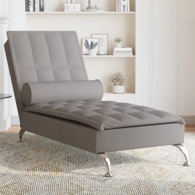Sofá diván de masaje con cojín de tela taupe de vidaXL, Divanes - Ref: Foro24-379447, Precio: 147,21 €, Descuento: %