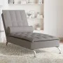 Sofá diván de masaje con cojín de tela taupe de vidaXL, Divanes - Ref: Foro24-379447, Precio: 144,63 €, Descuento: %