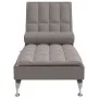 Sofá diván de masaje con cojín de tela taupe de vidaXL, Divanes - Ref: Foro24-379447, Precio: 144,63 €, Descuento: %