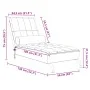 Sofá diván de masaje con cojín de tela taupe de vidaXL, Divanes - Ref: Foro24-379447, Precio: 144,63 €, Descuento: %