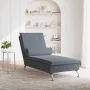 Sofá diván de masaje con cojín de terciopelo gris oscuro de vidaXL, Divanes - Ref: Foro24-379451, Precio: 104,79 €, Descuento: %