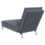 Sofá diván de masaje con cojín de terciopelo gris oscuro de vidaXL, Divanes - Ref: Foro24-379451, Precio: 104,79 €, Descuento: %