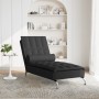 Sofá diván de masaje con cojín de tela negro de vidaXL, Divanes - Ref: Foro24-379445, Precio: 154,38 €, Descuento: %