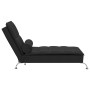 Sofá diván de masaje con cojín de tela negro de vidaXL, Divanes - Ref: Foro24-379445, Precio: 154,38 €, Descuento: %