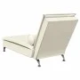 Sofá diván de masaje con cojín de terciopelo crema de vidaXL, Divanes - Ref: Foro24-379466, Precio: 158,79 €, Descuento: %