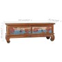 Mueble para TV de madera reciclada de teca 110x35x40 cm de vidaXL, Muebles TV - Ref: Foro24-289059, Precio: 154,70 €, Descuen...