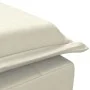 Sofá diván de masaje con cojín de terciopelo crema de vidaXL, Divanes - Ref: Foro24-379466, Precio: 158,79 €, Descuento: %