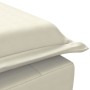 Sofá diván de masaje con cojín de terciopelo crema de vidaXL, Divanes - Ref: Foro24-379466, Precio: 161,83 €, Descuento: %