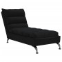 Sofá diván con cojines tela negro de vidaXL, Divanes - Ref: Foro24-379470, Precio: 178,83 €, Descuento: %