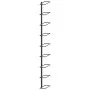 Botellero de pared para 9 botellas hierro negro de vidaXL, Botelleros - Ref: Foro24-289561, Precio: 44,56 €, Descuento: %