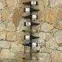 Botellero de pared para 9 botellas hierro negro de vidaXL, Botelleros - Ref: Foro24-289561, Precio: 44,56 €, Descuento: %
