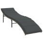 Tumbonas con cojines 2 unidades ratán sintético gris de vidaXL, Tumbonas - Ref: Foro24-3277303, Precio: 194,70 €, Descuento: %