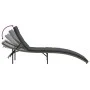 Tumbonas con cojines 2 unidades ratán sintético gris by vidaXL, Loungers - Ref: Foro24-3277303, Price: 237,26 €, Discount: %