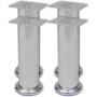 8x Patas de sofá redondas cromadas 180 mm de vidaXL, Soportes para sillas y sofás - Ref: Foro24-279099, Precio: 22,53 €, Desc...