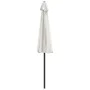 Sombrilla de balcón semicircular palo aluminio arena 270x144cm de vidaXL, Sombrillas - Ref: Foro24-44587, Precio: 48,23 €, De...