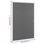 Mosquitera para ventanas blanco 80x120 cm de vidaXL, Mosquiteras para ventanas - Ref: Foro24-153830, Precio: 32,07 €, Descuen...