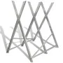 Soporte plegable galvanizado con sierras para carpintería de vidaXL, Caballetes de serrar - Ref: Foro24-141333, Precio: 44,20...