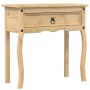 Mesa consola Corona madera maciza de pino 73x35x73 cm de vidaXL, Mesas auxiliares - Ref: Foro24-4002776, Precio: 59,62 €, Des...