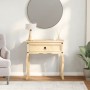 Mesa consola Corona madera maciza de pino 73x35x73 cm de vidaXL, Mesas auxiliares - Ref: Foro24-4002776, Precio: 59,62 €, Des...