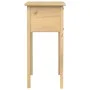 Corona console table solid pine wood 73x35x73 cm by vidaXL, Side tables - Ref: Foro24-4002776, Price: 65,45 €, Discount: %
