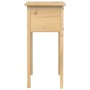 Mesa consola Corona madera maciza de pino 73x35x73 cm de vidaXL, Mesas auxiliares - Ref: Foro24-4002776, Precio: 59,62 €, Des...