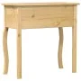 Corona console table solid pine wood 73x35x73 cm by vidaXL, Side tables - Ref: Foro24-4002776, Price: 65,45 €, Discount: %