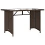 Set comedor de jardín y cojines 2 pzas ratán sintético marrón de vidaXL, Conjuntos de jardín - Ref: Foro24-366330, Precio: 26...