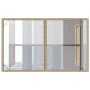 Mesa de jardín superficie de vidrio ratán PE beige 110x68x70 cm de vidaXL, Mesas de jardín - Ref: Foro24-366353, Precio: 100,...