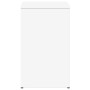 Mesa auxiliar de madera contrachapada blanco 50x30x50 cm de vidaXL, Mesas auxiliares - Ref: Foro24-840555, Precio: 33,05 €, D...