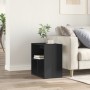 Mesa auxiliar de madera contrachapada negro 50x30x50 cm de vidaXL, Mesas auxiliares - Ref: Foro24-840557, Precio: 35,62 €, De...