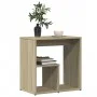 Mesa auxiliar 2 uds madera ingeniería roble Sonoma 50x30x50 cm de vidaXL, Mesas auxiliares - Ref: Foro24-840560, Precio: 48,9...