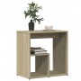 Mesa auxiliar 2 uds madera ingeniería roble Sonoma 50x30x50 cm de vidaXL, Mesas auxiliares - Ref: Foro24-840560, Precio: 49,6...