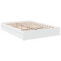 Estructura cama con cajones madera ingeniería blanca 160x200 cm de vidaXL, Camas y somieres - Ref: Foro24-3280643, Precio: 23...