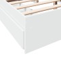 Estructura cama con cajones madera ingeniería blanca 160x200 cm de vidaXL, Camas y somieres - Ref: Foro24-3280643, Precio: 23...