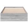 Cama con cajones madera ingeniería gris Sonoma 90x200 cm de vidaXL, Camas y somieres - Ref: Foro24-3280683, Precio: 133,18 €,...