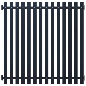Anthrazit pulverbeschichtetes Stahlzaunelement 170,5 x 170 cm von vidaXL, Zaunpaneele - Ref: Foro24-146479, Preis: 212,03 €, ...