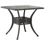 Bronze cast aluminum garden table 80x80x75 cm by vidaXL, Garden tables - Ref: Foro24-4002811, Price: 174,41 €, Discount: %