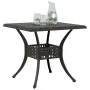 Bronze cast aluminum garden table 80x80x75 cm by vidaXL, Garden tables - Ref: Foro24-4002811, Price: 174,41 €, Discount: %