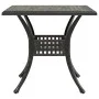 Mesa de jardín aluminio fundido color bronce 80x80x75 cm de vidaXL, Mesas de jardín - Ref: Foro24-4002811, Precio: 174,41 €, ...