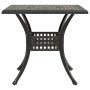 Mesa de jardín aluminio fundido color bronce 80x80x75 cm de vidaXL, Mesas de jardín - Ref: Foro24-4002811, Precio: 205,08 €, ...