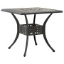 Mesa de jardín aluminio fundido color bronce 80x80x75 cm de vidaXL, Mesas de jardín - Ref: Foro24-4002811, Precio: 205,08 €, ...