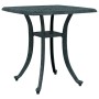Mesa de jardín aluminio fundido verde 53x53x53 cm de vidaXL, Mesas de jardín - Ref: Foro24-4002818, Precio: 82,52 €, Descuent...