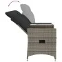 2-Sitzer-Gartensofa mit grauem PE-Rattantisch von vidaXL, Outdoor-Sofas - Ref: Foro24-365712, Preis: 241,30 €, Rabatt: %