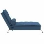 Sofá diván de masaje con cojín de tela azul de vidaXL, Divanes - Ref: Foro24-379449, Precio: 156,59 €, Descuento: %