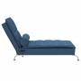 Sofá diván de masaje con cojín de tela azul de vidaXL, Divanes - Ref: Foro24-379449, Precio: 159,55 €, Descuento: %