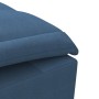 Sofá diván de masaje con cojín de tela azul de vidaXL, Divanes - Ref: Foro24-379449, Precio: 159,55 €, Descuento: %