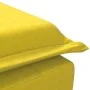 Sofá diván de masaje con cojín de terciopelo amarillo de vidaXL, Divanes - Ref: Foro24-379456, Precio: 112,53 €, Descuento: %