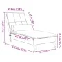 Massage Divan Sofa with Red Velvet Cushion by vidaXL, Daybeds - Ref: Foro24-379454, Price: 108,56 €, Discount: %