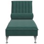 Sofá diván de masaje con cojín de terciopelo gris oscuro de vidaXL, Divanes - Ref: Foro24-379461, Precio: 135,13 €, Descuento: %
